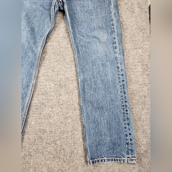 Levi’s 505 Regular Fit Jeans Blue Medium Wash Straight Mens Size 34x30(29) - Picture 3 of 12